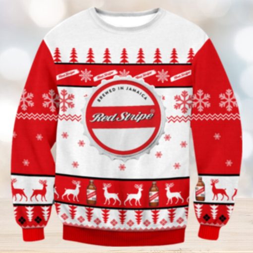 Red Stripe Beer Ugly Sweater