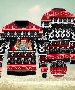 Red Wine Ugly Christmas Sweater For Men & Women Christmas Gift Sweater