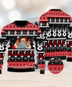 Red Wine Ugly Christmas Sweater For Men & Women Christmas Gift Sweater