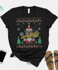 Reindeer Eat Corn ugly christmas Shirt