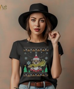 Reindeer Eat Corn ugly christmas Shirt