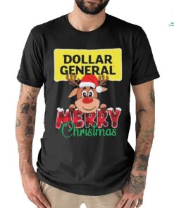 Reindeer Santa Dollar General Merry Christmas 2023 t shirt