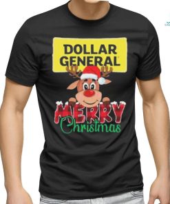 Reindeer Santa Dollar General Merry Christmas 2023 t shirt