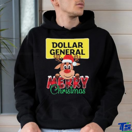 Reindeer Santa Dollar General Merry Christmas 2023 t shirt