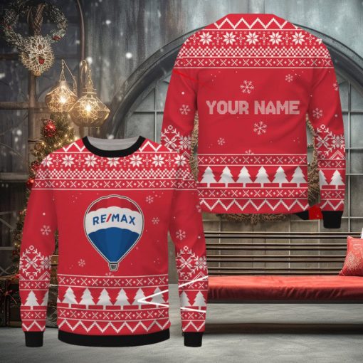 Remax Ugly Christmas Sweater, Xmas Gift Ideas For Fans Custom Name