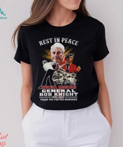 Rest In Peace Indiana Hoosiers General Bob Knight 1940 – 2023 Thank You For The Memories T Shirt