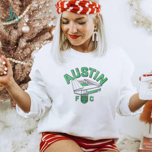 Retro Brand Youth Austin FC Vintage Stadium White T Shirt