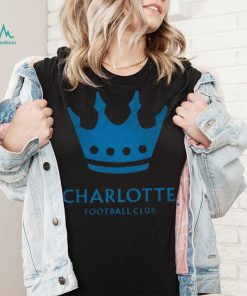 Retro Brand Youth Charlotte FC Logo Black T Shirt