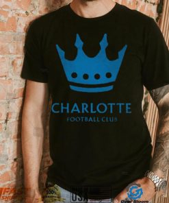 Retro Brand Youth Charlotte FC Logo Black T Shirt