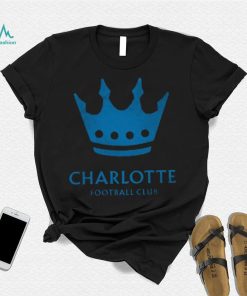 Retro Brand Youth Charlotte FC Logo Black T Shirt