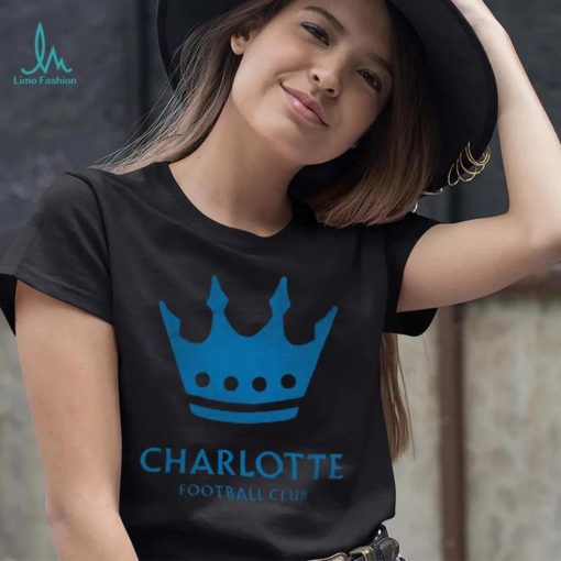 Retro Brand Youth Charlotte FC Logo Black T Shirt