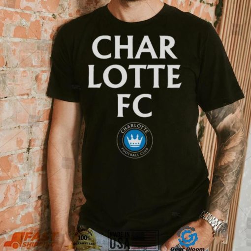 Retro Brand Youth Charlotte FC Wordmark T Shirts