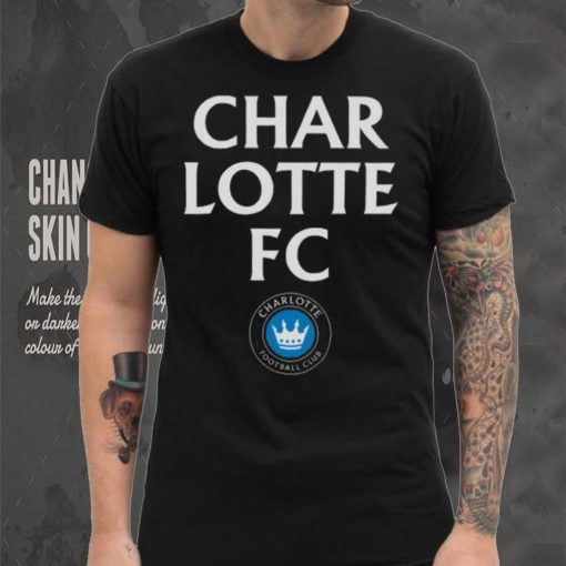 Retro Brand Youth Charlotte FC Wordmark T Shirts