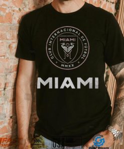 Retro Brand Youth Inter Miami CF Logo Black T Shirt