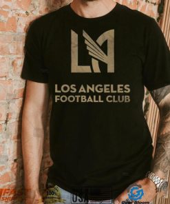 Retro Brand Youth Los Angeles FC Logo Black T Shirt