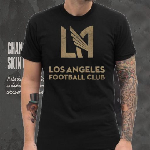 Retro Brand Youth Los Angeles FC Logo Black T Shirt