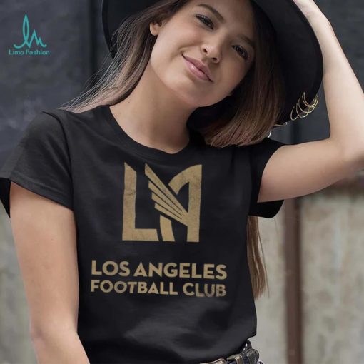 Retro Brand Youth Los Angeles FC Logo Black T Shirt