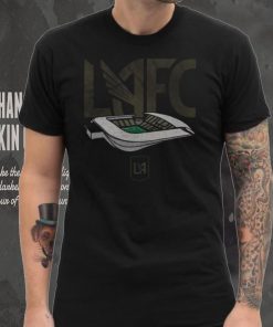 Retro Brand Youth Los Angeles FC Vintage Stadium Black T Shirt