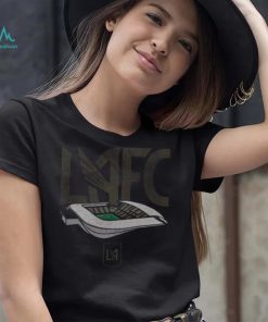 Retro Brand Youth Los Angeles FC Vintage Stadium Black T Shirt