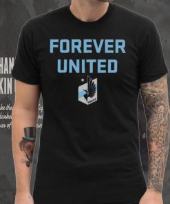 Retro Brand Youth Minnesota United FC Wordmark Black T Shirts