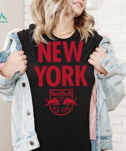 Retro Brand Youth New York Red Bulls Wordmark Black T Shirt