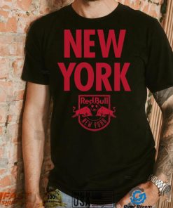 Retro Brand Youth New York Red Bulls Wordmark Black T Shirt