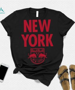 Retro Brand Youth New York Red Bulls Wordmark Black T Shirt