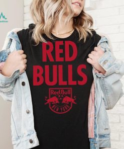 Retro Brand Youth New York Red Bulls Wordmark Black T Shirts