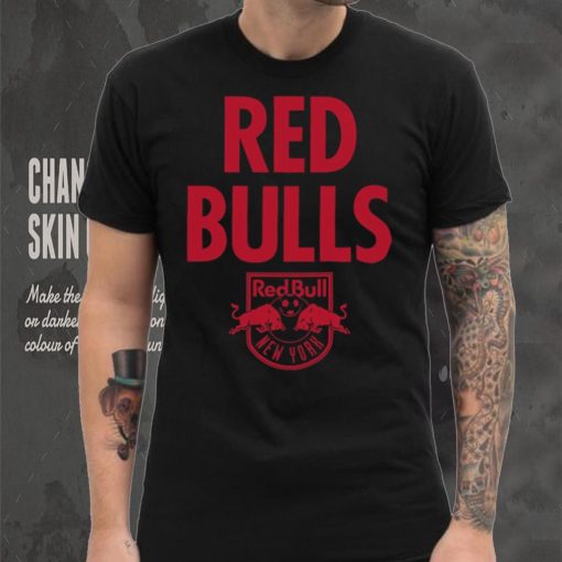 Retro Brand Youth New York Red Bulls Wordmark Black T Shirts