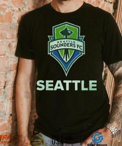 Retro Brand Youth Seattle Sounders Logo Green T Shirt