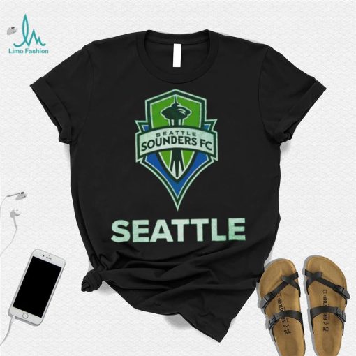 Retro Brand Youth Seattle Sounders Logo Green T Shirt