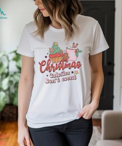 Retro Christmas Calories Dont Court Shirt