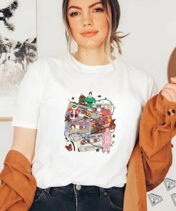 Retro Christmas Movie Cassette Characters shirt