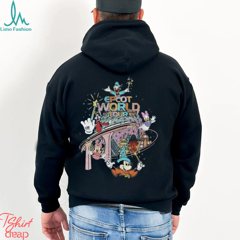 Retro Epcot World Tour Tank Top Mickey And Friends Center 1982 Tanks T Shirt Hoodie Retro Epcot World Tour Tank Top Mickey And Friends Center 1982 Tanks T Shirt Hoodie