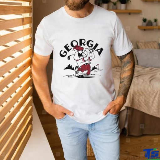 Retro Georgia Bulldogs Golf Shirt