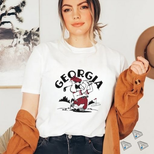 Retro Georgia Bulldogs Golf Shirt