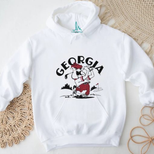 Retro Georgia Bulldogs Golf Shirt