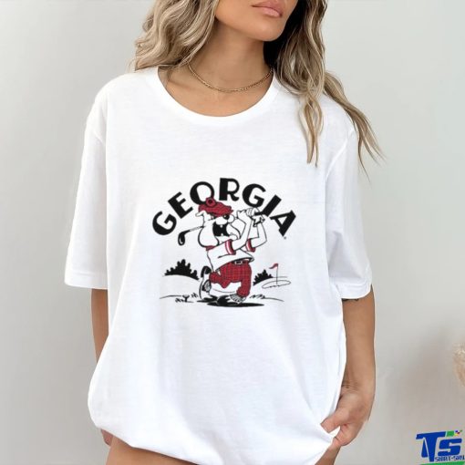 Retro Georgia Bulldogs Golf Shirt