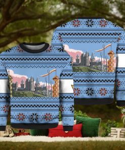 Retro Hogwarts Christmas Sweater