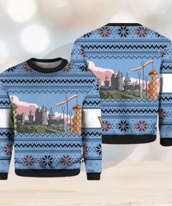 Retro Hogwarts Christmas Sweater