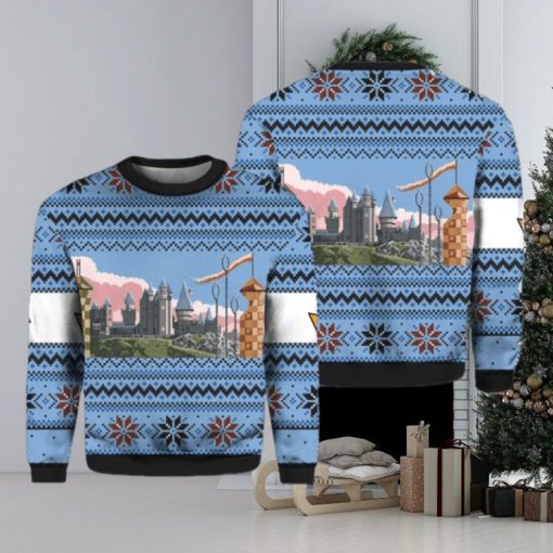 Retro Hogwarts Christmas Sweater