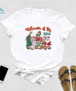 Retro Merry Grinchmas Whoville And Co Est 1957 Shirt, hoodie, sweater, long sleeve and tank top Retro Merry Grinchmas Whoville And Co Est 1957 Shirt