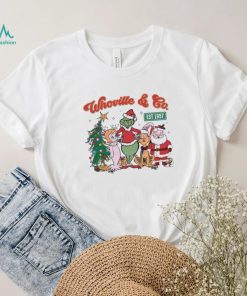 Retro Merry Grinchmas Whoville And Co Est 1957 Shirt, hoodie, sweater, long sleeve and tank top Retro Merry Grinchmas Whoville And Co Est 1957 Shirt