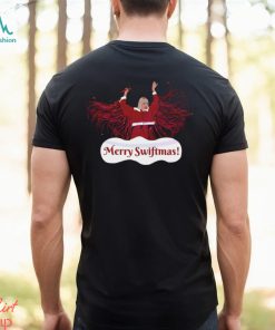 Retro Merry Swiftmas Taylor Santa Shirt