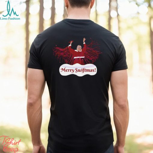 Retro Merry Swiftmas Taylor Santa Shirt