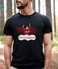 Retro Merry Swiftmas Taylor Santa Shirt