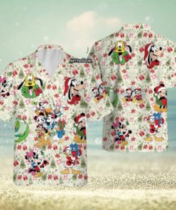 Retro Mickey Mouse Christmas Disney Hawaiian Shirts Xmas Holiday Button Up World