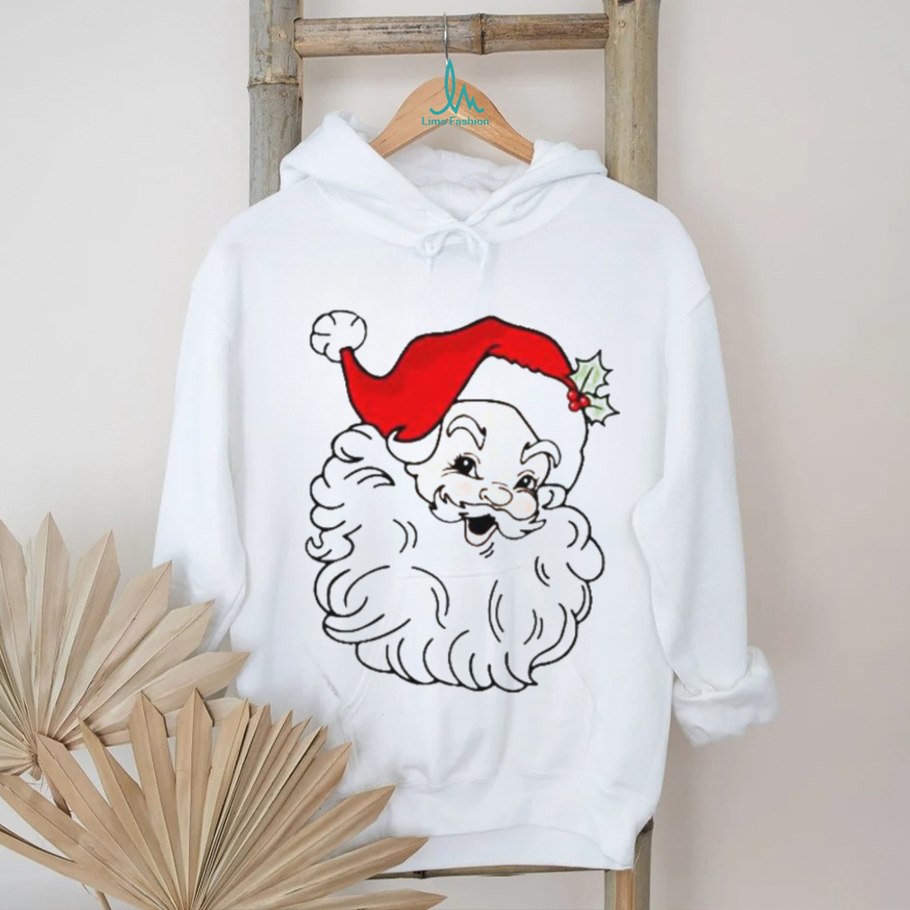Retro Santa Christmas 3 4 Shirt Retro Santa Christmas 3 4 Shirt