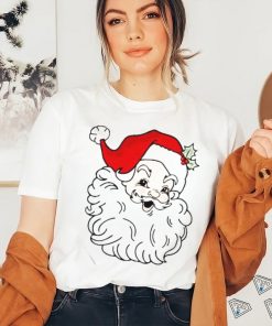 Retro Santa Christmas 3 4 Shirt