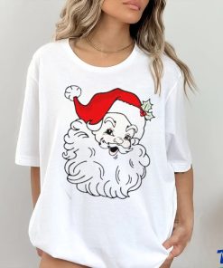 Retro Santa Christmas 3 4 Shirt